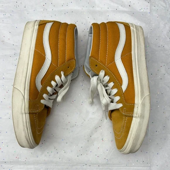 Vans Golden High-Top Sneakers with White Accents - Picture 3 of 7